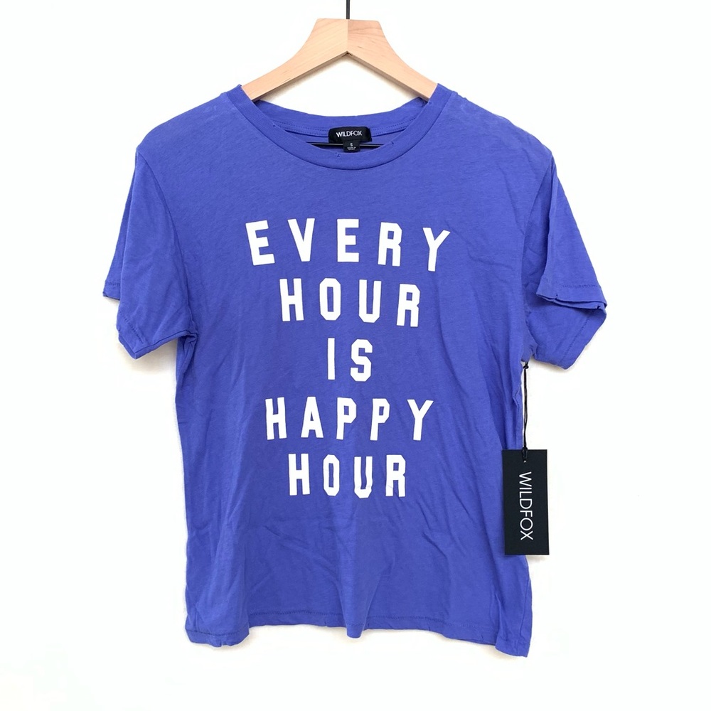 Wildfox “Every Hour is Happy Hour” Tee